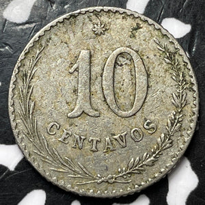 1900 Paraguay 10 Centavos Lot#D8041