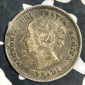 1890-H Canada 5 Cents Lot#T0728 Silver!