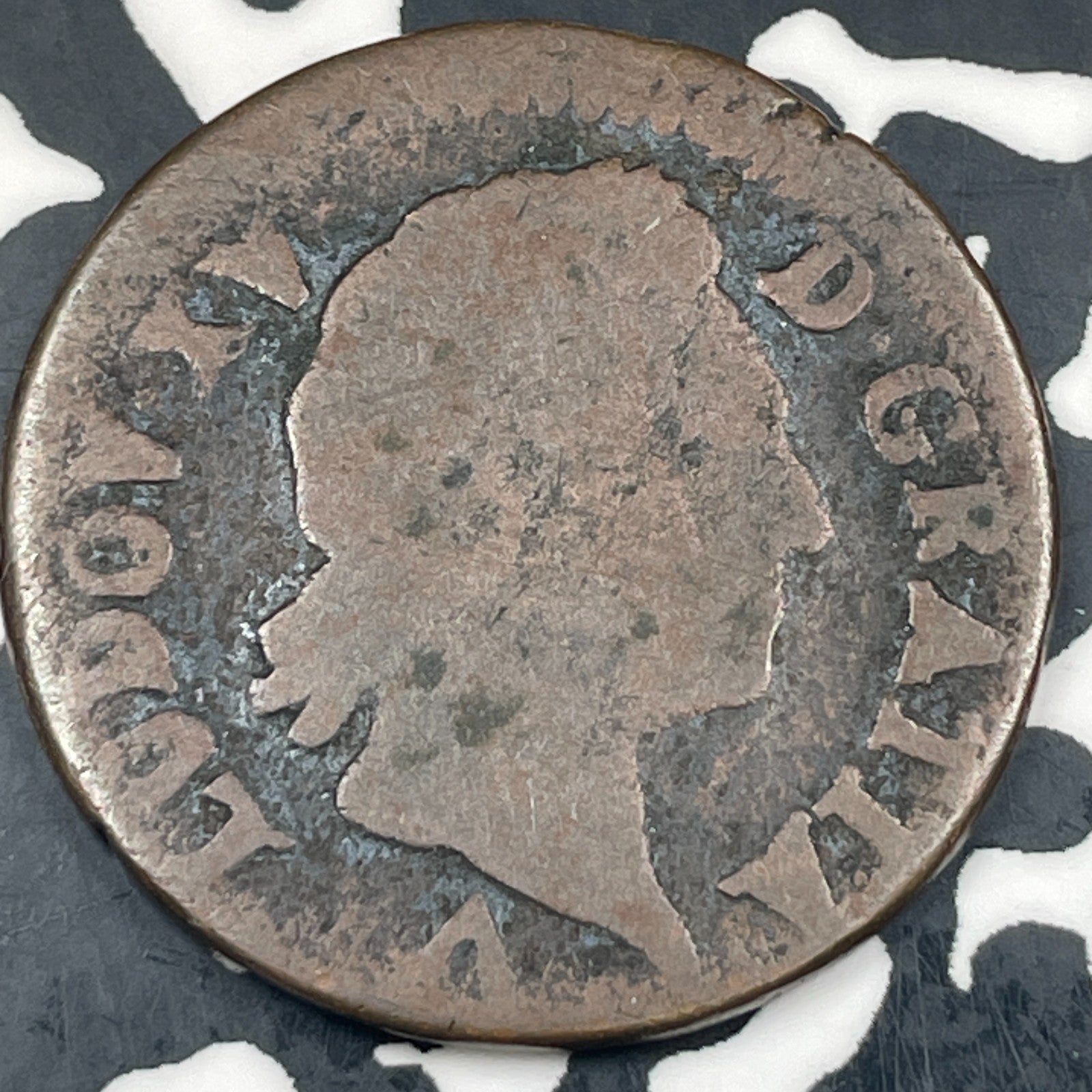 1772 France 1/2 Sol Lot#N3720