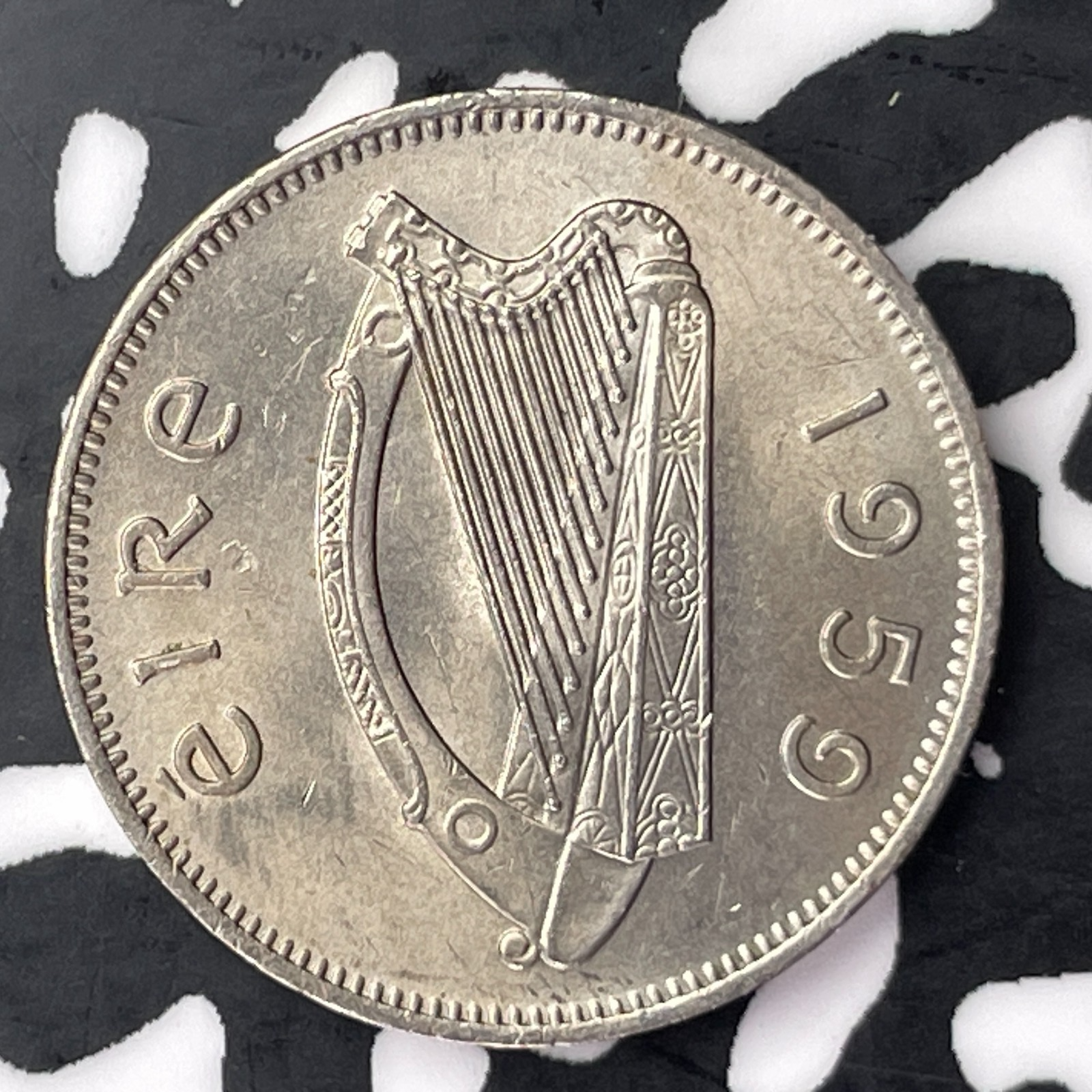 1959 Ireland 6 Pence Sixpence Lot#C4271 High Grade! Beautiful!