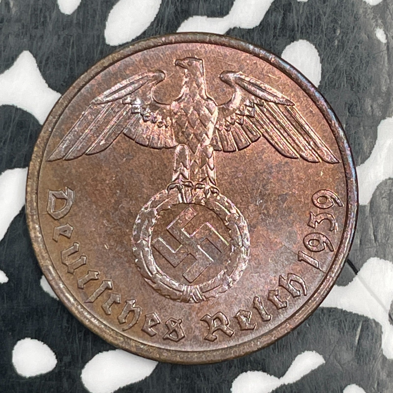 1939-G Germany 2 Pfennig Lot#F9124 High Grade! Beautiful!