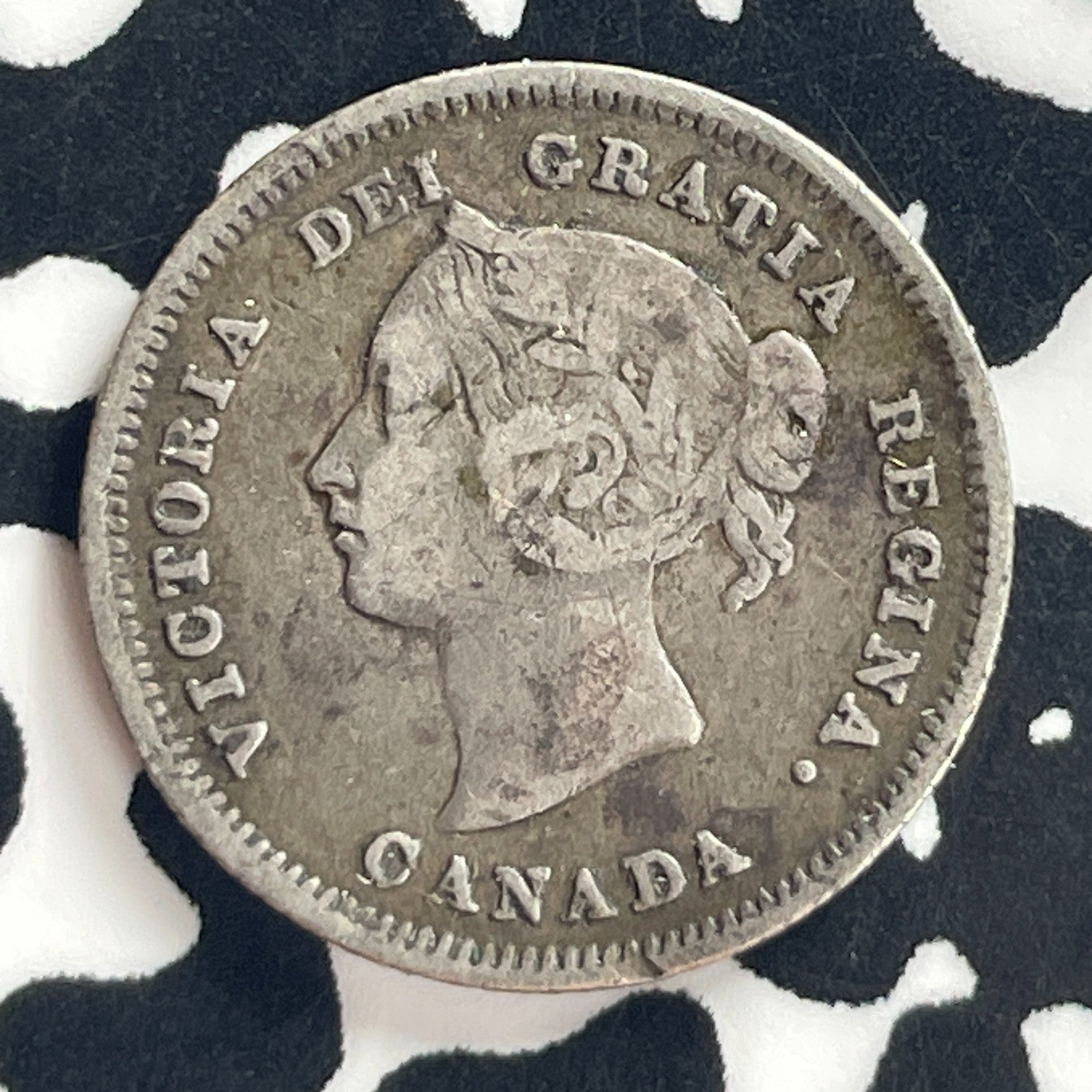 1881-H Canada 5 Cents Lot#T7901 Silver!