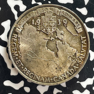 1939 Canada Royal Visit Medal Lot#T7715 Silver! High Grade! Beautiful! 33mm