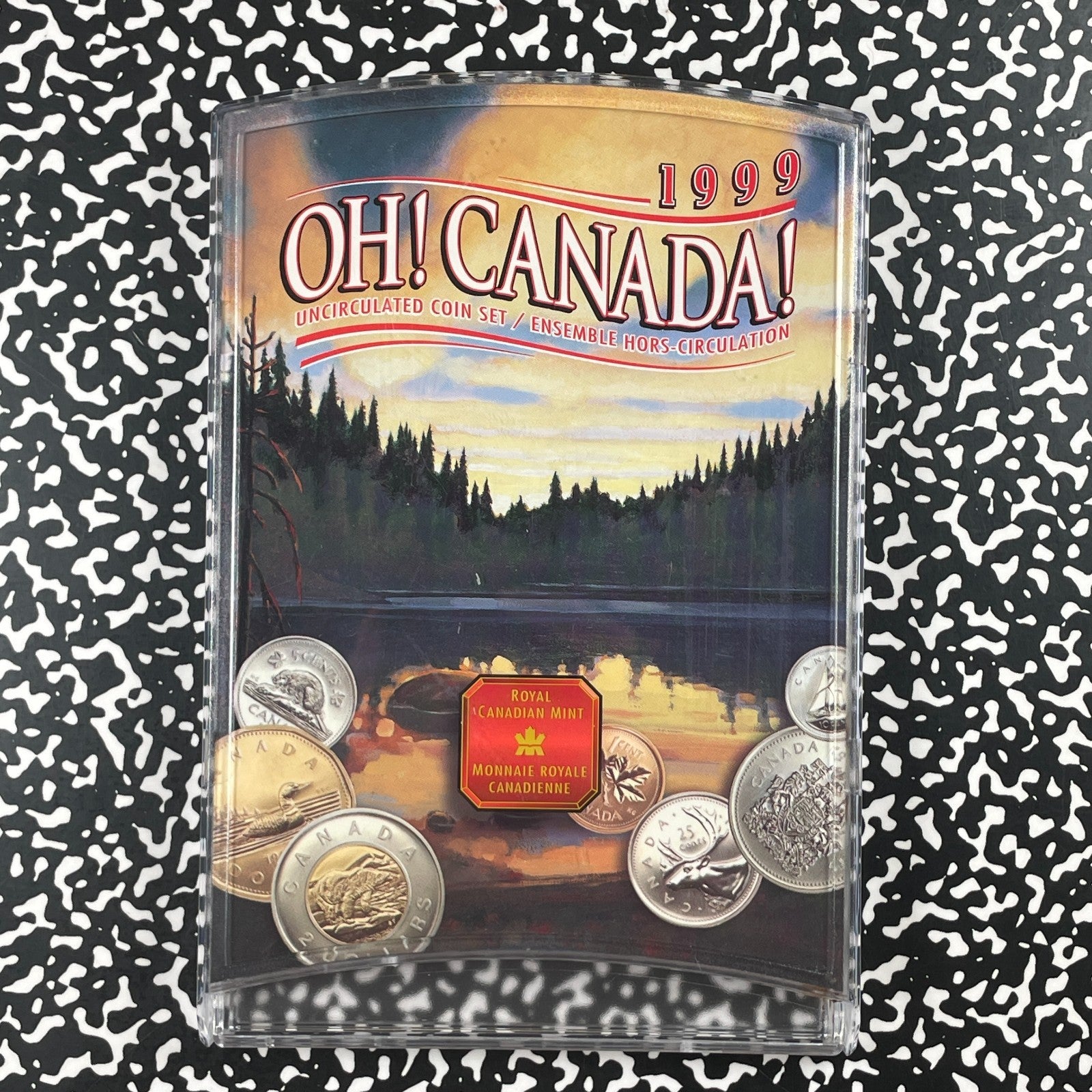 1999 Canada 'Oh Canada' 7x Coin Uncirculated Mint Set Lot#B3503 With Case