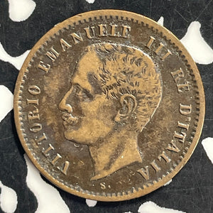 1906-R Italy 2 Centesimi Lot#C0744