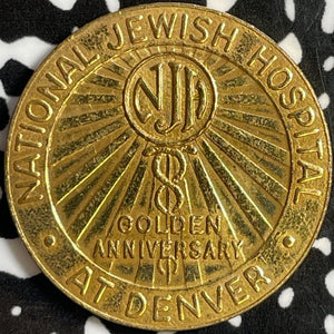1949 U.S. Denver National Jewish Hospital 50th Anniversary Token Lot#D8320