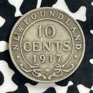 1917-C Newfoundland 5 Cents Lot#C1231 Silver!