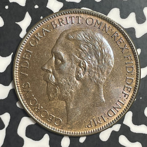 1927 Great Britain 1 Penny Lot#T3610 High Grade! Beautiful!