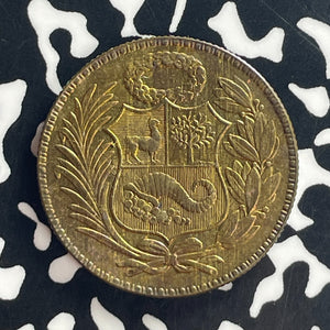 1943 Peru 1/2 Sol Half Sol Lot#T7999 High Grade! Beautiful! KM#220.4