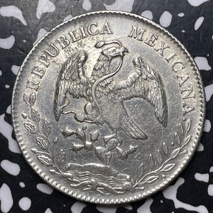 1895-Zs FZ Mexico 8 Reales Lot#MK232 Large Silver!