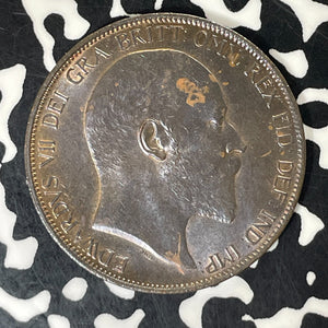 1902 Great Britain 1 Penny Lot#T5951 High Grade! Beautiful!