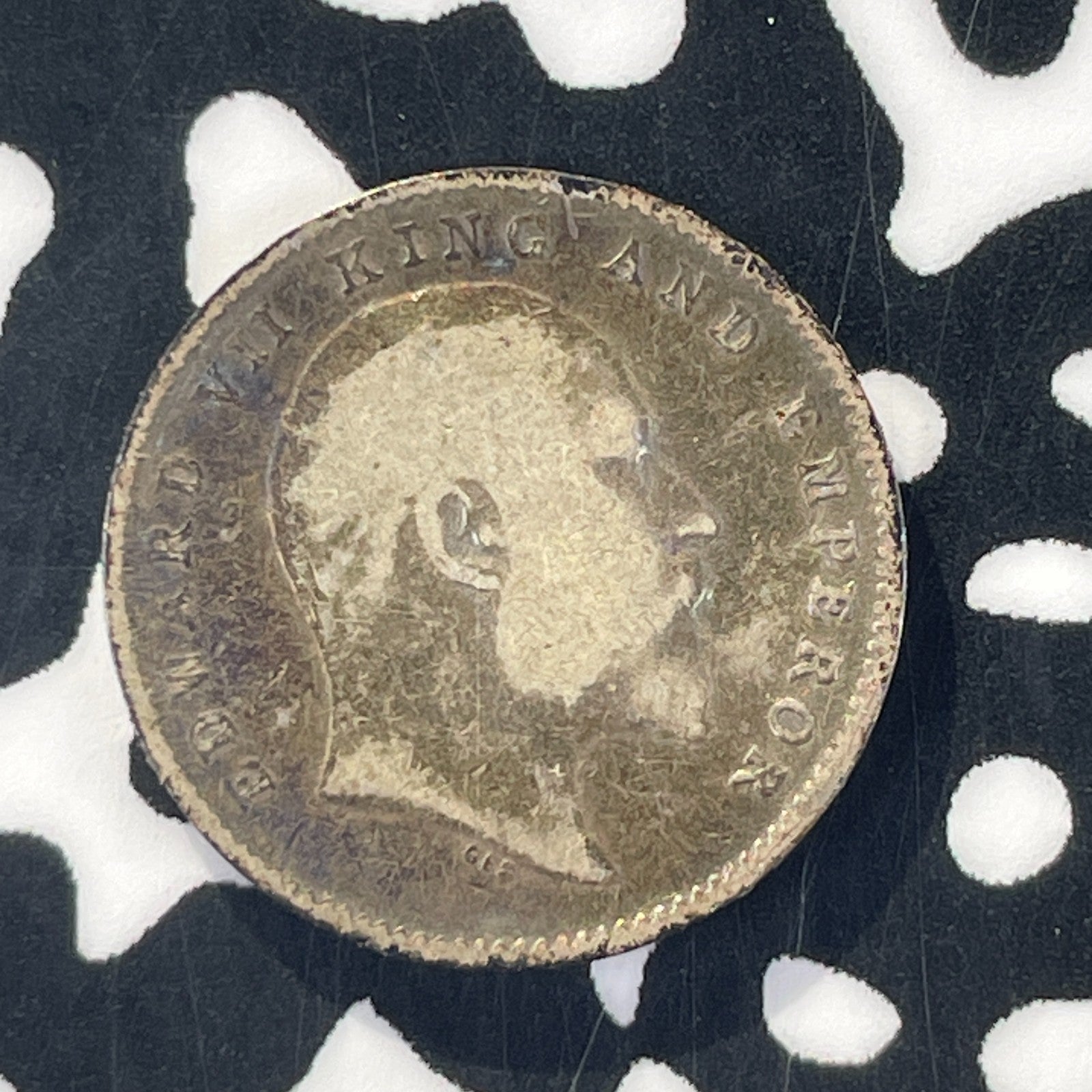 1907 India 2 Annas Lot#F1793 Silver!