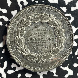 1848 Germany Frankfurt 1st National Assembly Medal Lot#JM9710 42mm