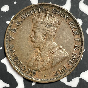 1916-I Australia 1/2 Penny Half Penny Lot#E6281