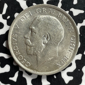 1919 Great Britain 1/2 Crown Lot#JM9759 Silver! Nice!