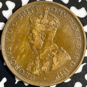 1919 Australia 1 Penny Lot#D8639 No Dots