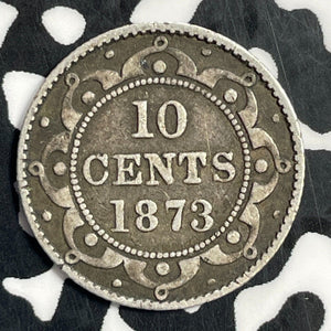 1873 Newfoundland 10 Cents Lot#T0925 Silver! Better Date