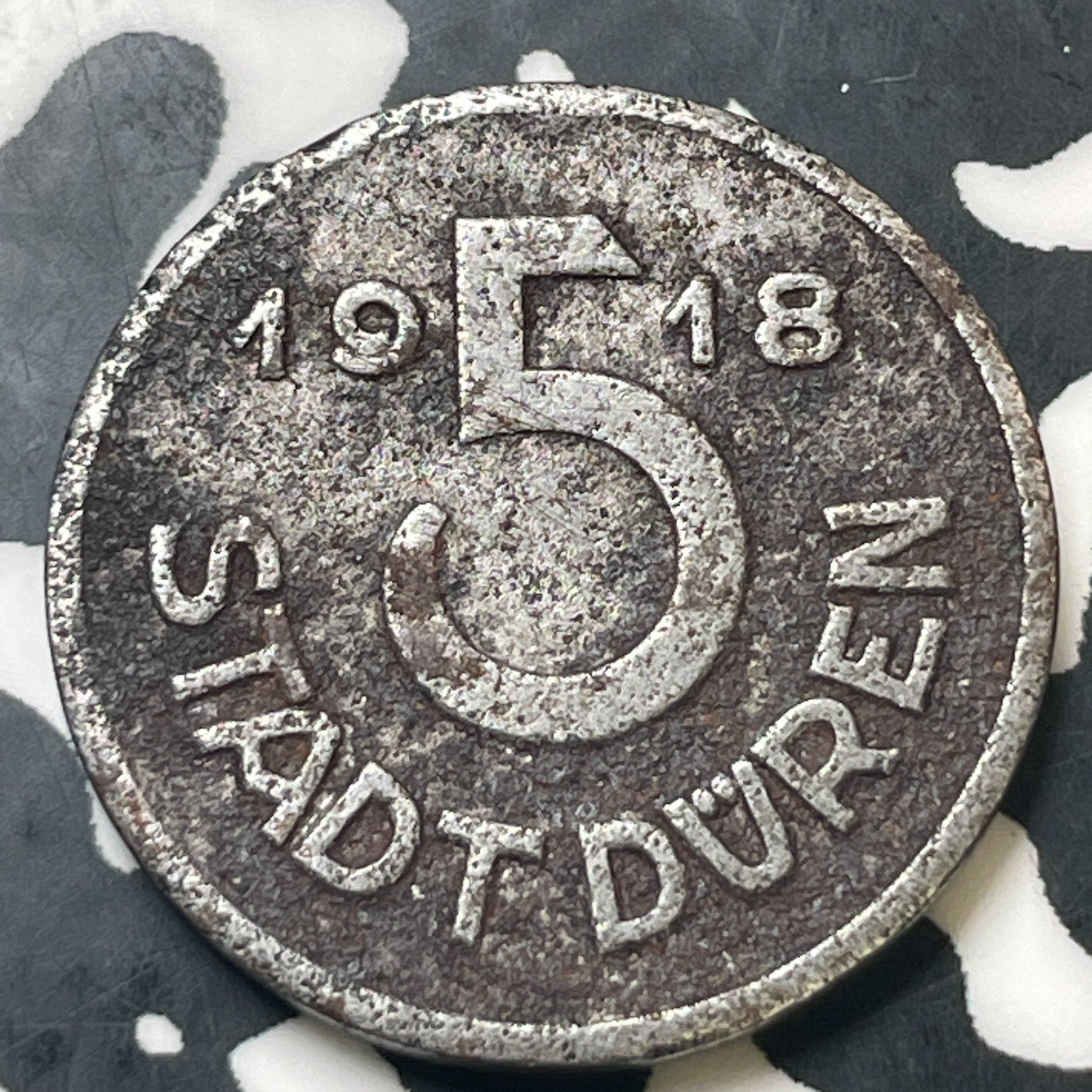 1918 Germany Duren 5 Pfennig Notgeld Lot#N3820