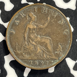 1891 Great Britain Farthing Lot#T9423