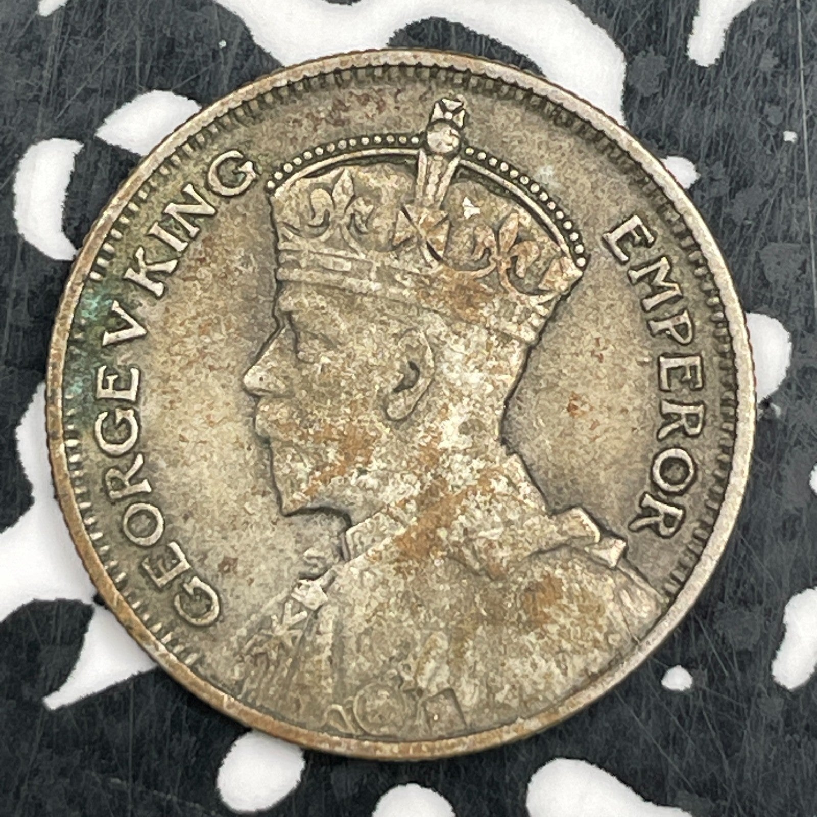 1933 New Zealand 6 Pence Sixpence Lot#F5432 Silver!
