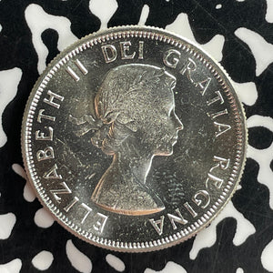 1956 Canada 50 Cents Lot#T7489 Silver! High Grade! Beautiful!