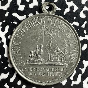 1847 Germany Silesia Eye Of God/Church In Forest Medal Lot#JM9779 43mm