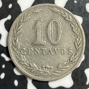 1933 Argentina 10 Centavos Lot#E5734