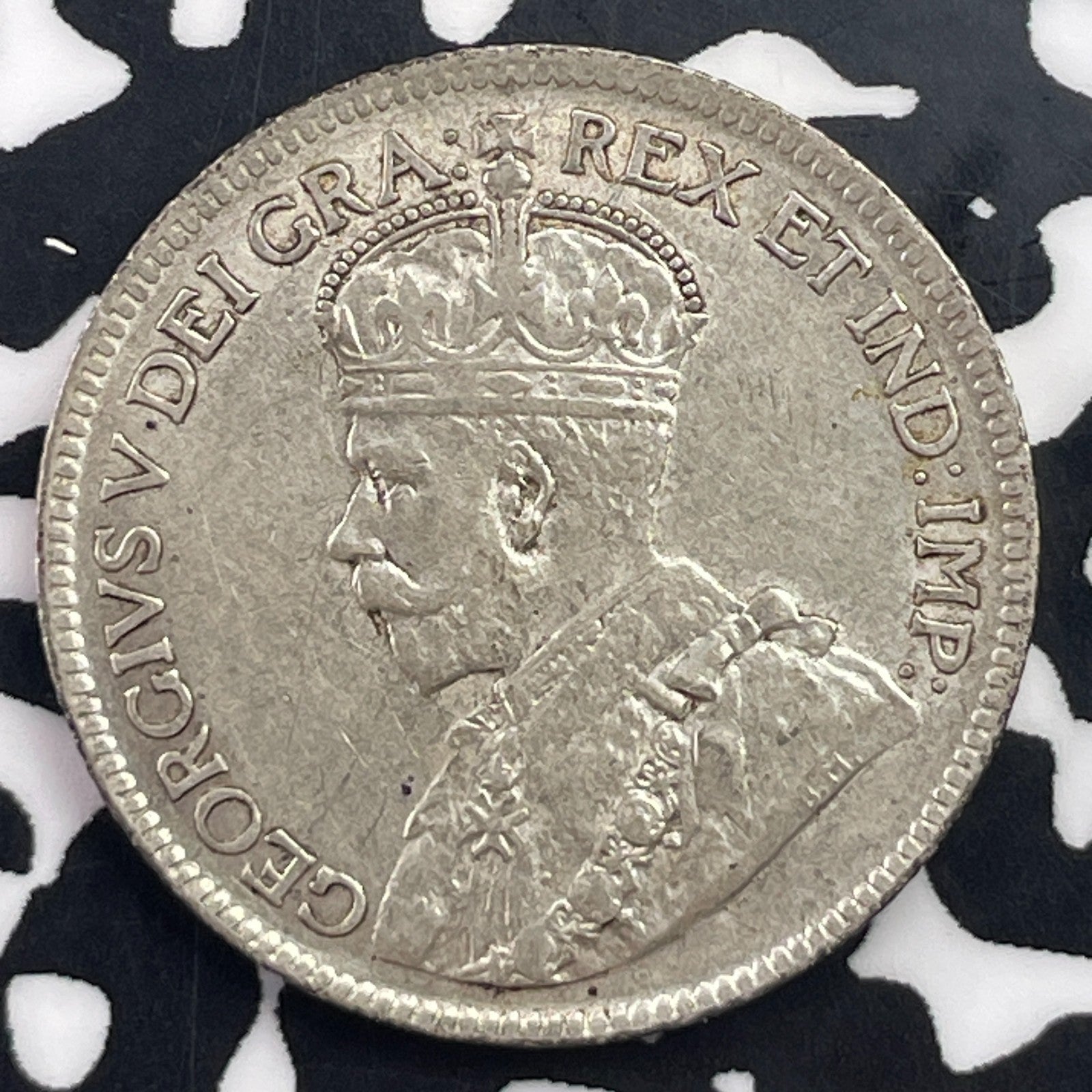 1917-C Newfoundland 25 Cents Lot#C2037 Silver! Nice!
