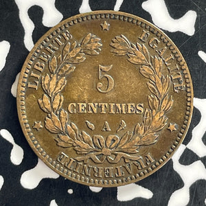 1897-A France 5 Centimes Lot#C1245