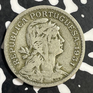 1931 Portugal 50 Centavos Lot#E7465