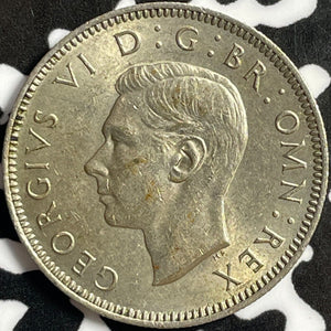 1949 Great Britain 1 Shilling Lot#E0514 High Grade! Beautiful! KM#877