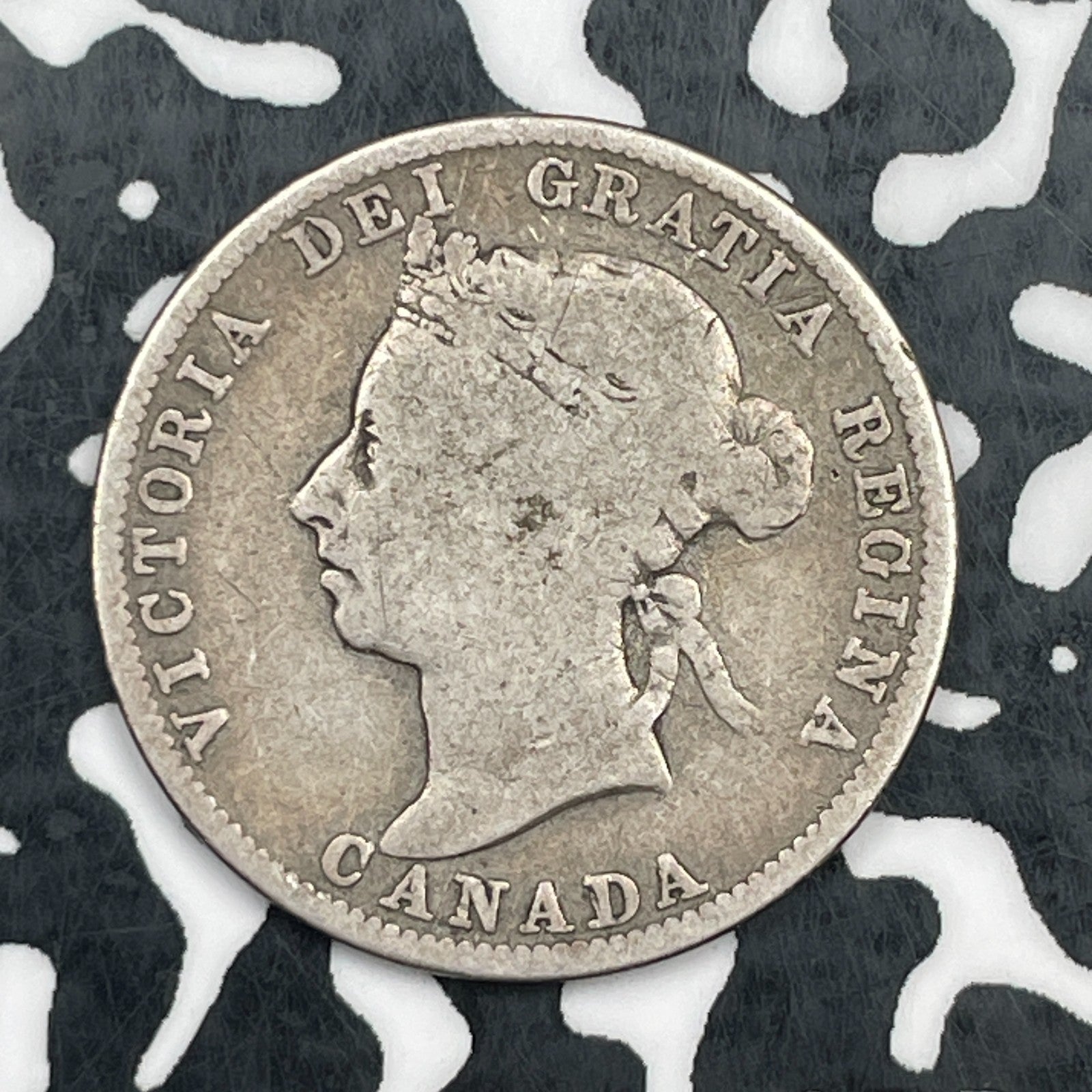 1891 Canada 25 Cents Lot#JM1699 Silver! Key Date!