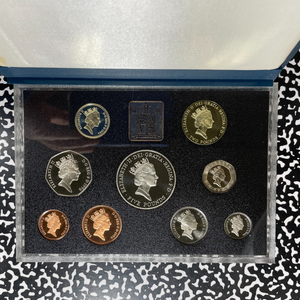 1996 G.B. 9x Coin Proof Set Lot#B2669 Including Silver! With Case & C.O.A.