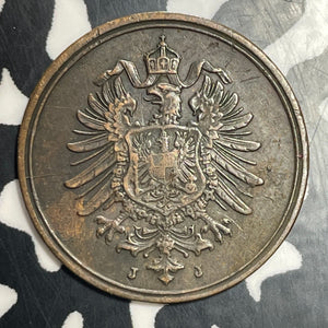 1886-J Germany 1 Pfennig Lot#T3449 Better Date