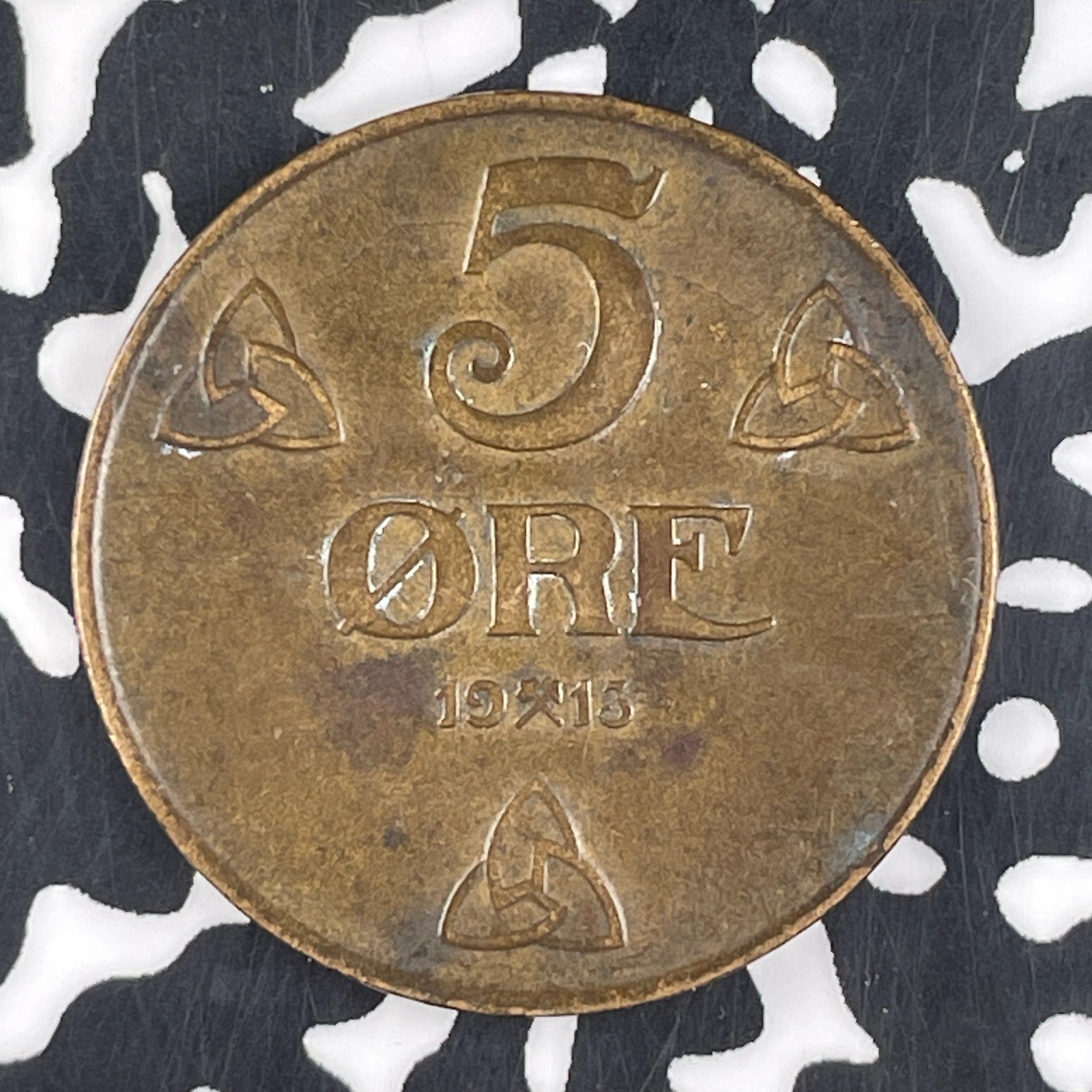 1913 Norway 5 Ore Lot#F2561