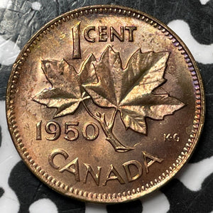 1950 Canada Small Cent Lot#D7287 High Grade! Beautiful!