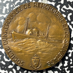 U/D France Jean Bart/Dunkerque Society Medal By G. Guiraud Lot#OV1227 68mm