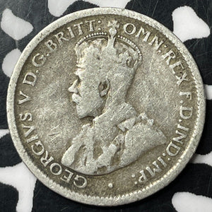 1919-M Australia 6 Pence Sixpence Lot#E9435 Silver!