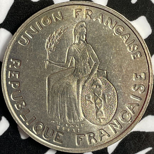 1948 New Caledonia 1 Franc Essai Lot#D6939 High Grade! Beautiful!
