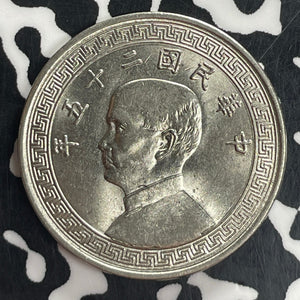 (1936) China 20 Cents Lot#T8224 High Grade! Beautiful!