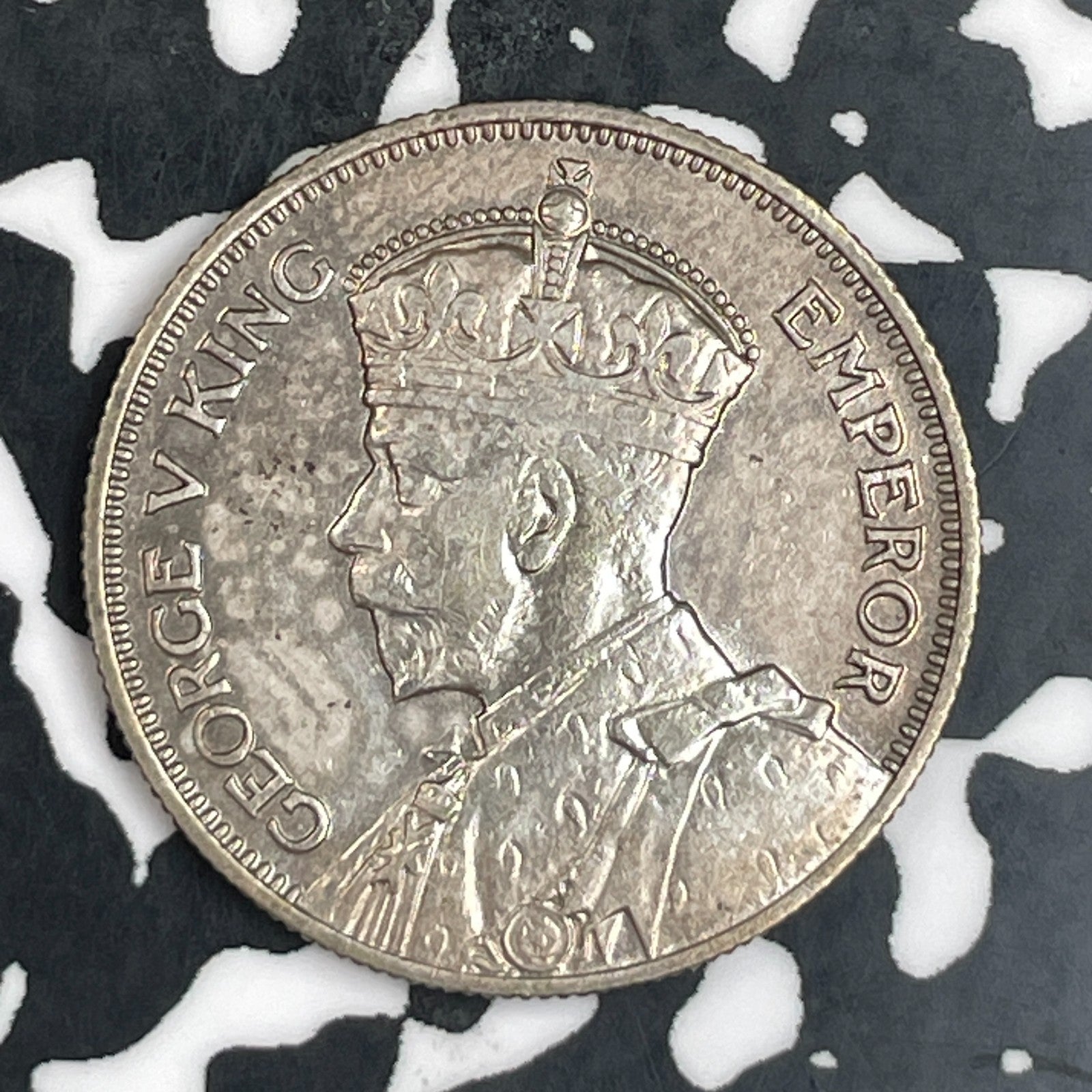 1936 Fiji 1 Shilling Lot#F7113 Silver! Nice!