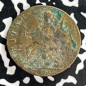 1774 Great Britain 1/2 Penny Lot#T7377 Damaged