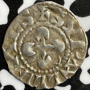 (1100-1200) France Vanence AR Denier Lot#D6941 Silver! ROB-4781