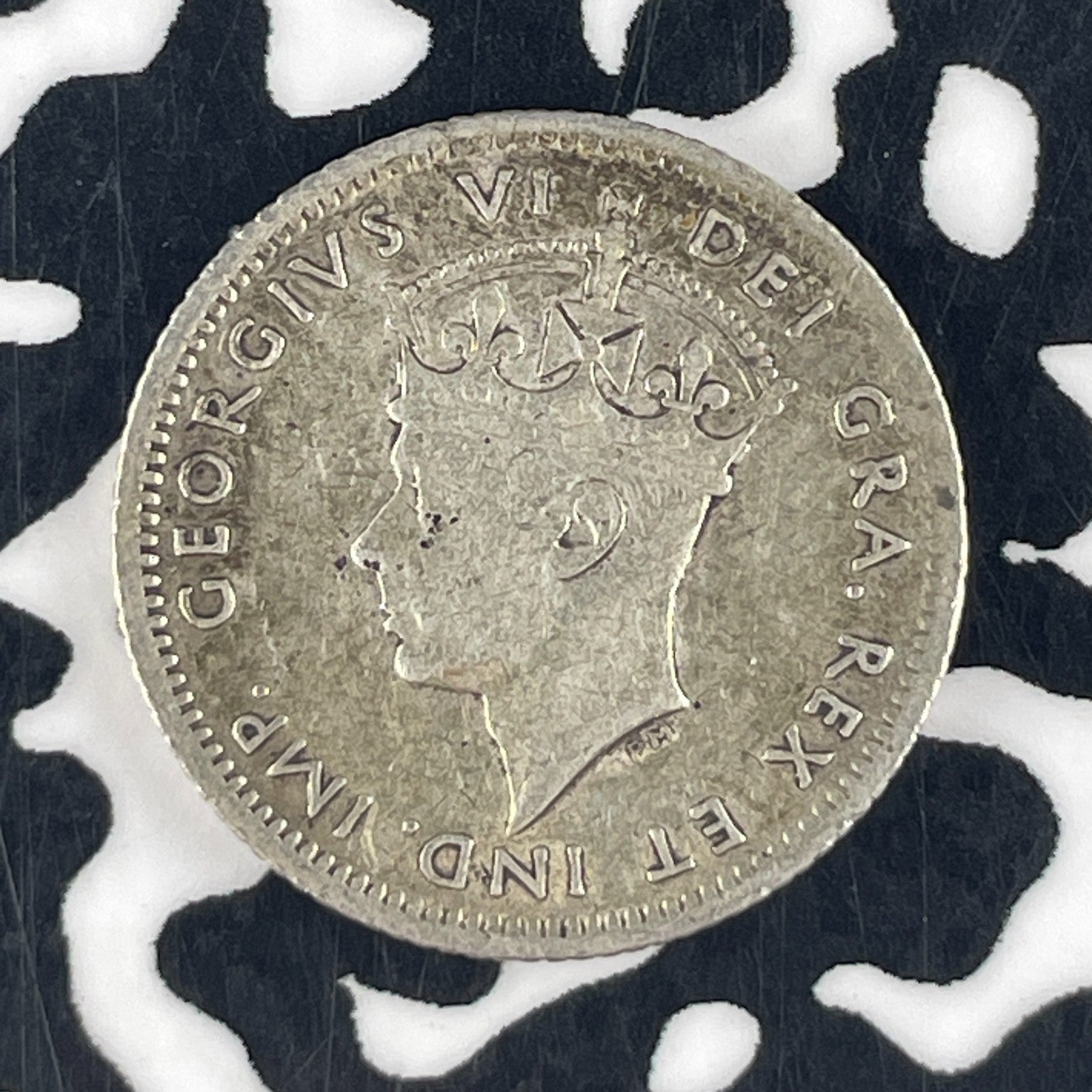 1941-C Newfoundland 10 Cents Lot#F3963 Silver!