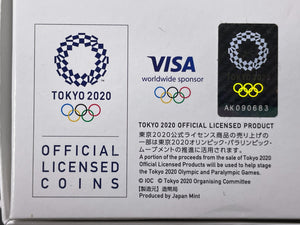2020 Japan Tokyo Olympics Athletics 1000 Yen Proof Set Lot#B2374 Silver!