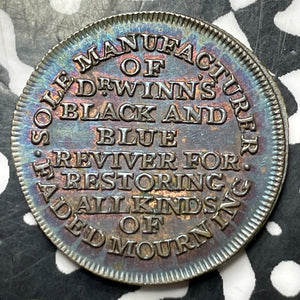 (1840s) G.B London T. Pryce Farthing Token Lot#JM8484 High Grade! Beautiful!