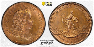 "1716" France Louis XV 'The Kings Pleasure' Jeton PCGS MS64RB Lot#G807