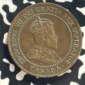 1907-H Canada Large Cent Lot#T7820 Key Date! Nice!