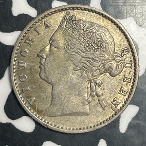 1871 Straits Settlements 10 Cents Lot#JM9179 Silver! Nice!