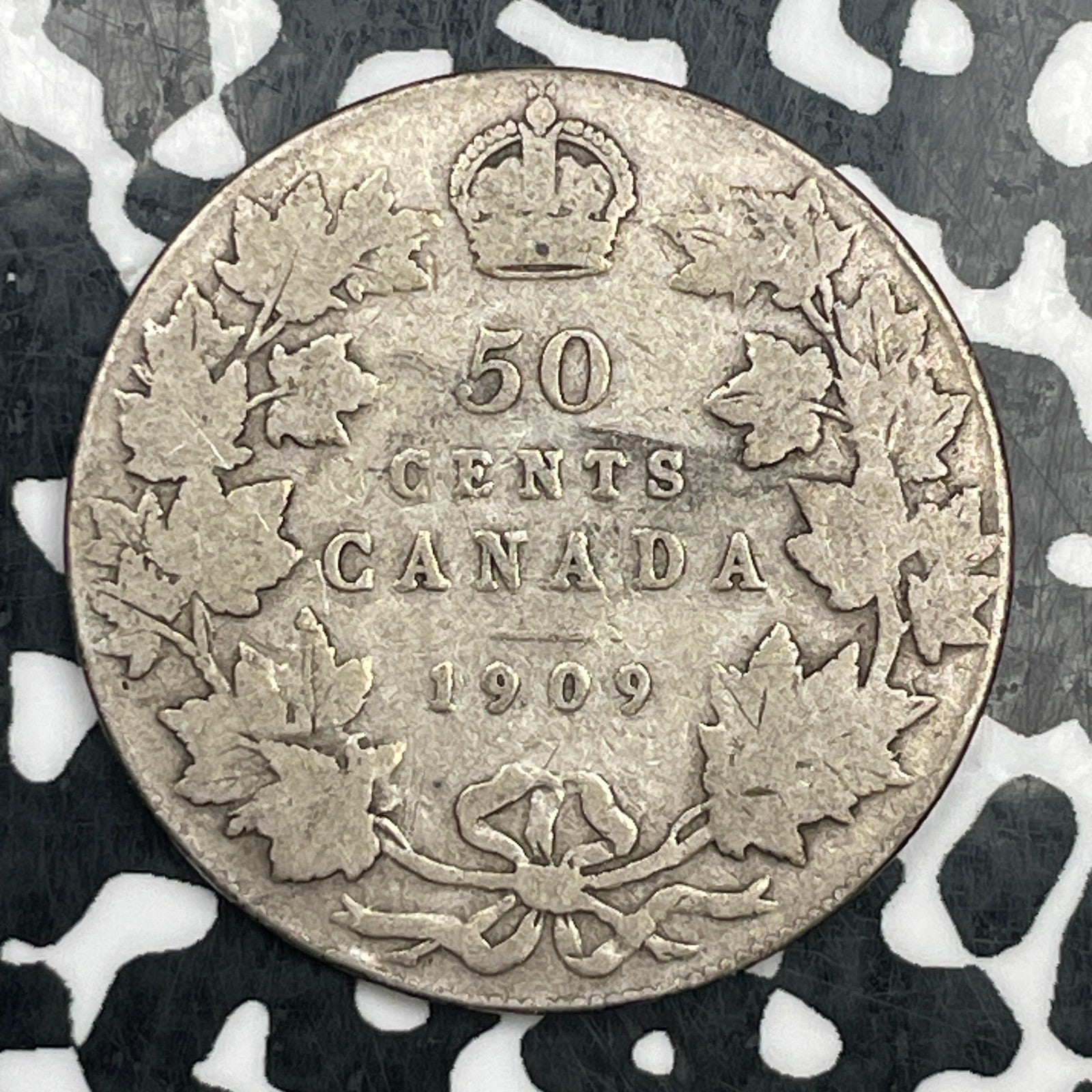 1909 Canada 50 Cents Lot#N2650 Silver!
